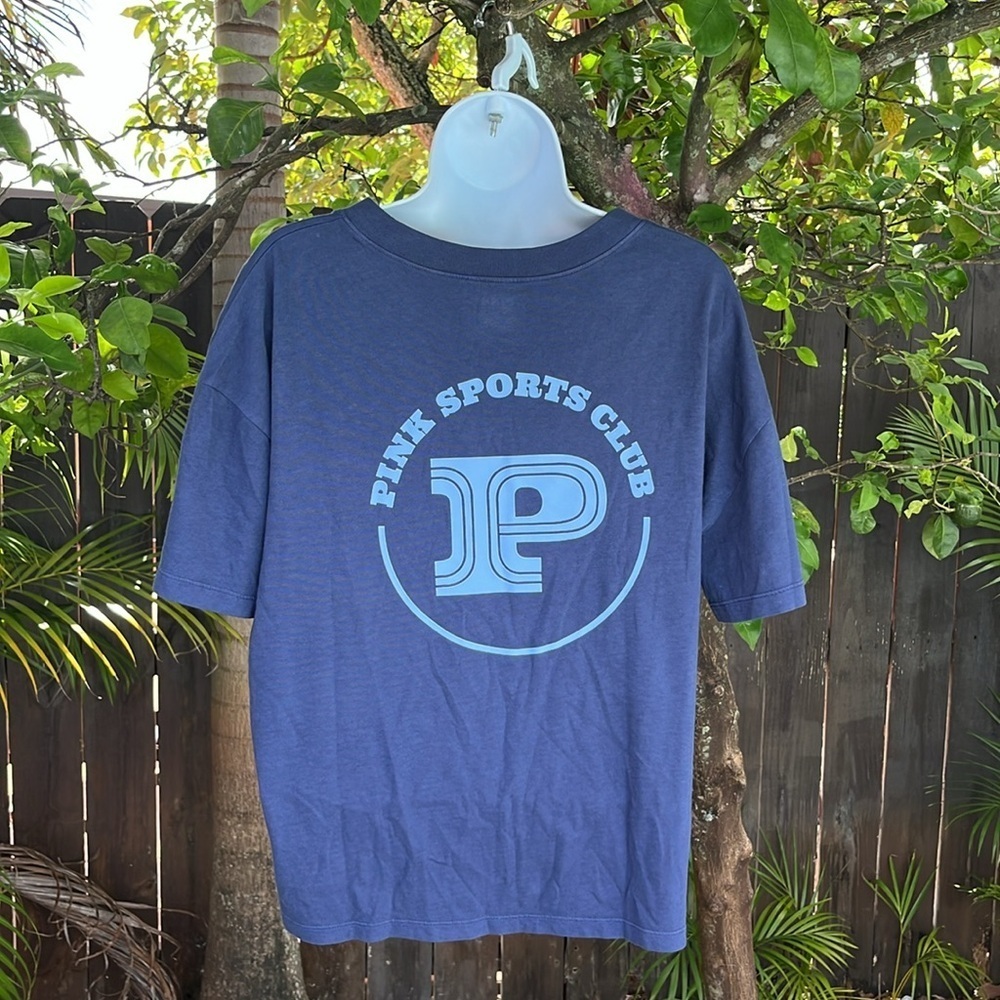 PINK Blue Tee size medium